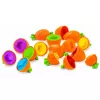 LEAN TOYS Gioco educativo ordinamento carote forme colori abbinamento 12 pezzi