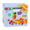 LEAN TOYS Gioco educativo ordinamento carote forme colori abbinamento 12 pezzi