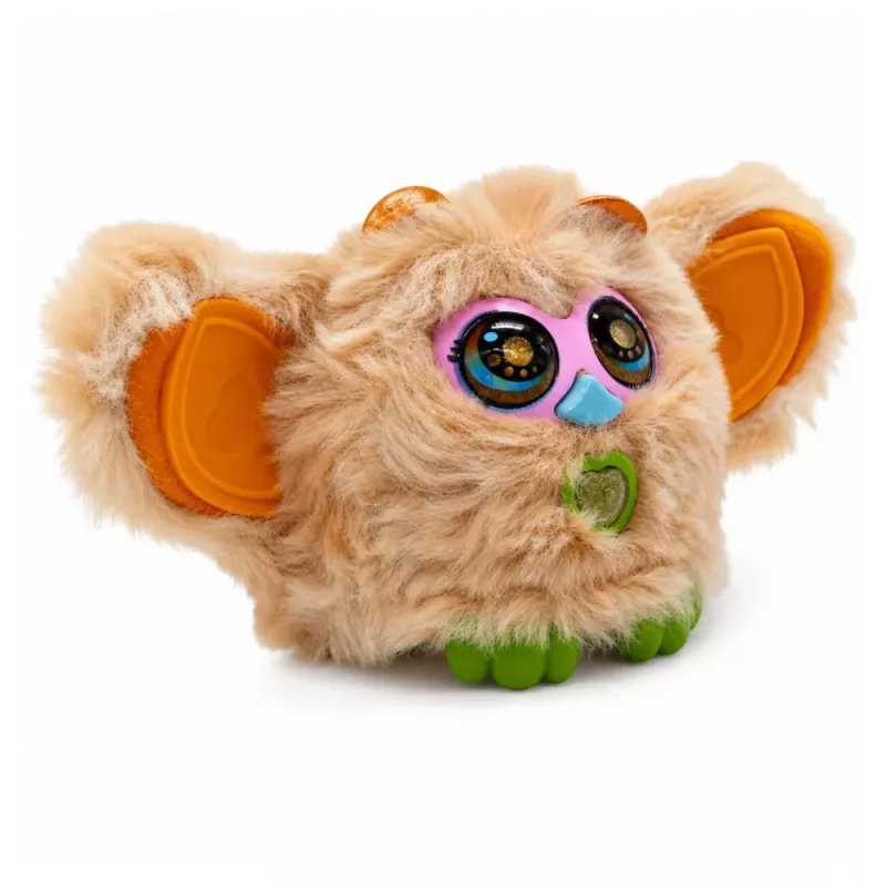 LEAN TOYS Genie Pets creatura interattiva con luci e suoni ciondolo beige