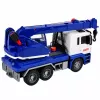 LEAN TOYS Camion con gru da cantiere regolabile luci e suoni - blu