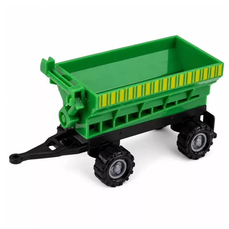 LEAN TOYS Set veicoli agricoli trattore trincia cisterna spandiconcime 1:68 4 pezzi