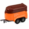 LEAN TOYS Set veicoli agricoli trattore trincia rimorchi 1:68 4 pz.
