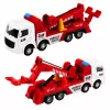 LEAN TOYS Camion con braccio cabina in metallo gancio regolabile 1:55