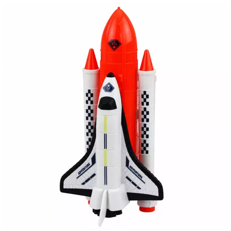 LEAN TOYS Set spazio razzo shuttle drone astronauta satellite veicolo