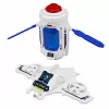LEAN TOYS Set spazio razzo shuttle drone astronauta satellite veicolo