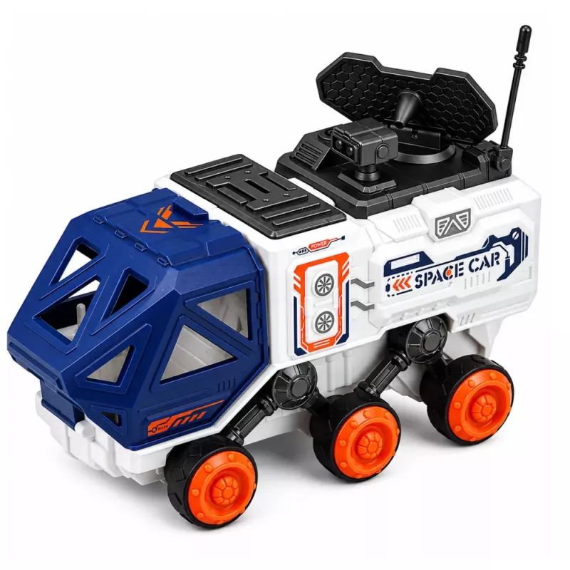 LEAN TOYS Set spazio razzo shuttle drone astronauta satellite veicolo