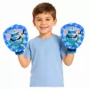LEAN TOYS Gioco Arcade di Lancio, Presa, Racchetta, Palline Luminose, Squalo LED