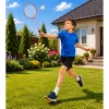 LEAN TOYS Set Badminton, 3 Racchette, Volani, Borsa Arancione