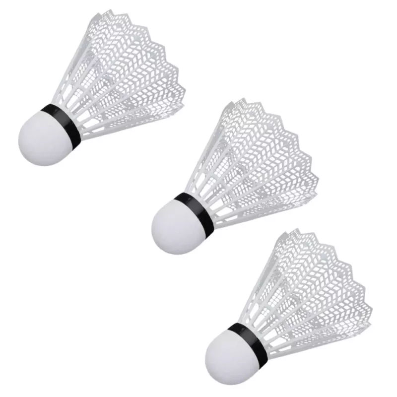 LEAN TOYS Set Badminton, 3 Racchette, Volani, Borsa Arancione