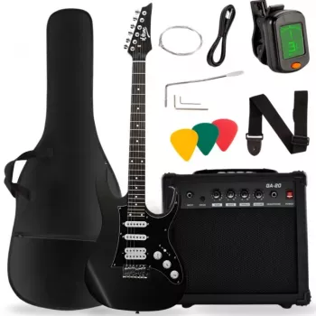 V-TONE EGA 39 MBK Chitarra elettrica 4/4 Stratocaster