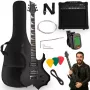V-TONE EGS 39 MBK Chitarra elettrica 4/4 nero opaco