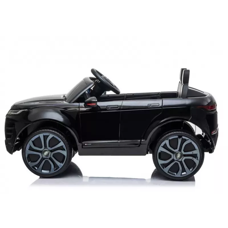 LEAN CARS Range Rover Evoque auto elettrica per bambini nero verniciato