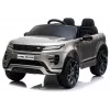 LEAN CARS Range Rover Evoque auto elettrica per bambini argento verniciato