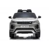 LEAN CARS Range Rover Evoque auto elettrica per bambini argento verniciato