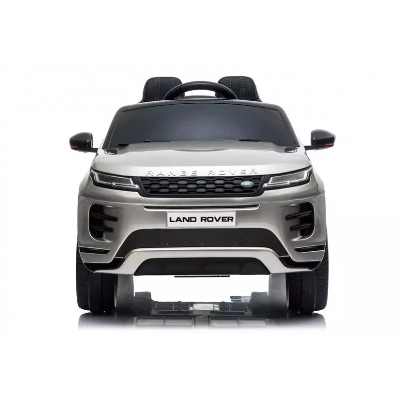 LEAN CARS Range Rover Evoque auto elettrica per bambini argento verniciato