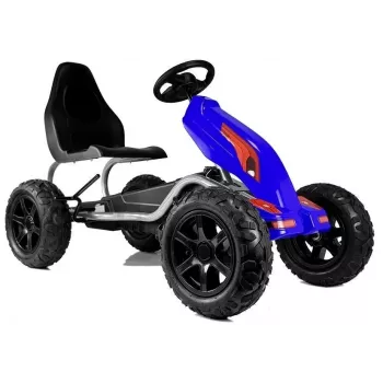 LEAN CARS pedalò go kart B012 ruote gonfiabili blu