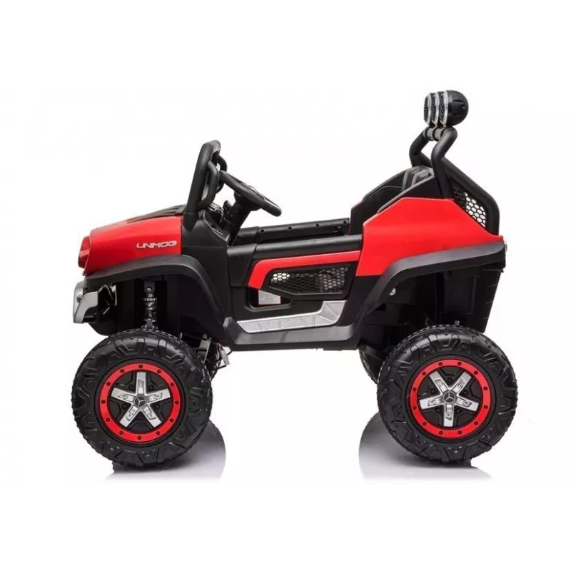 LEAN CARS veicolo elettrico per bambini Mercedes Unimog S rosso