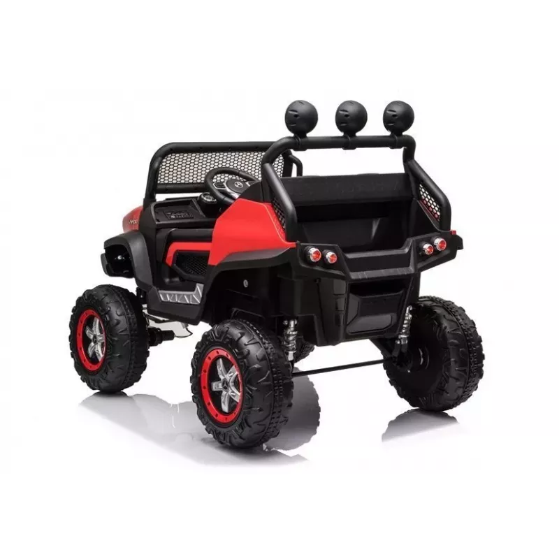 LEAN CARS veicolo elettrico per bambini Mercedes Unimog S rosso