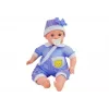 LEAN TOYS bambola bebè 45 cm vestiti blu
