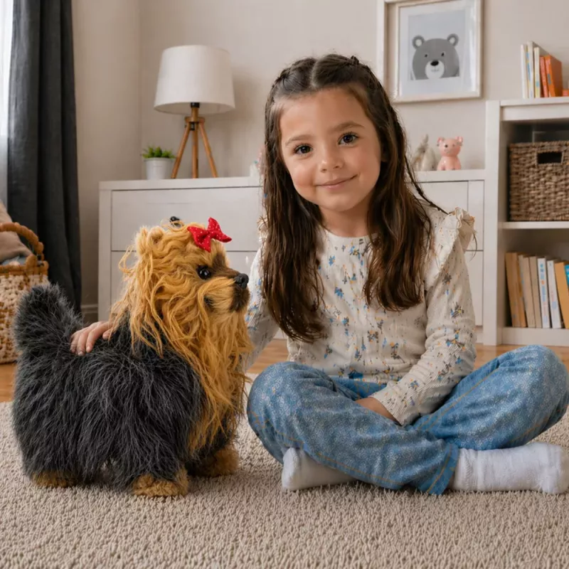 LEAN TOYS cane York interattivo si muove, abbaia