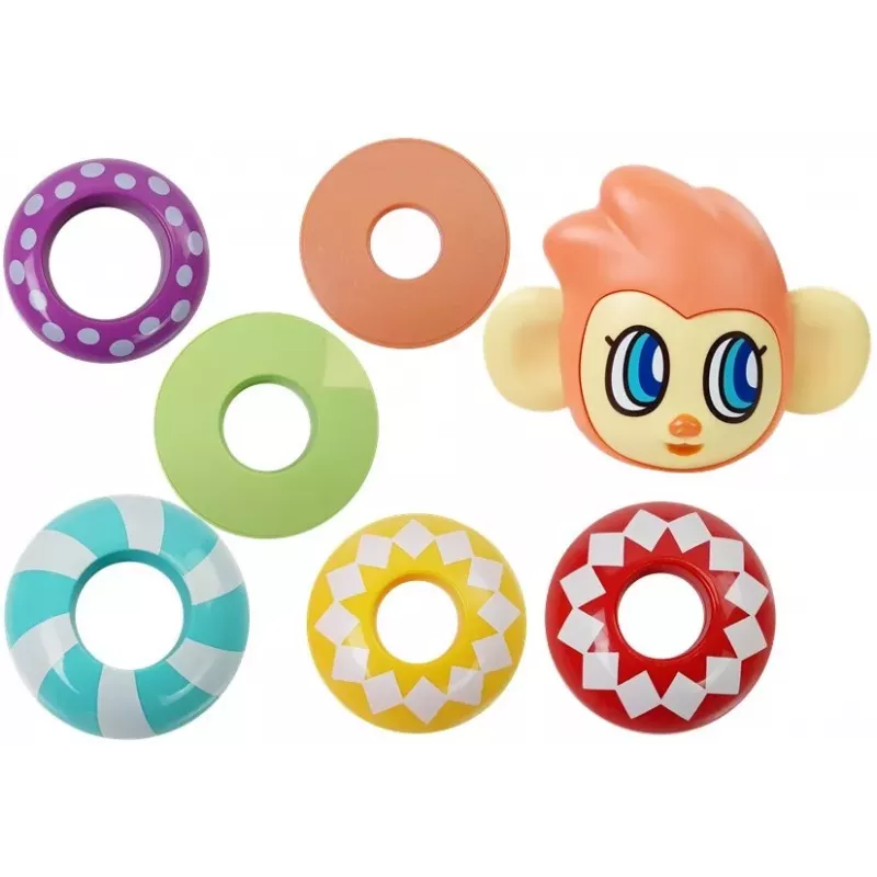 LEAN TOYS piramide didattica scimmia con suoni, impara i numeri