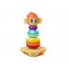 LEAN TOYS piramide didattica scimmia con suoni, impara i numeri
