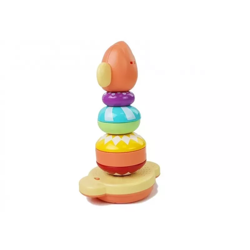 LEAN TOYS piramide didattica scimmia con suoni, impara i numeri