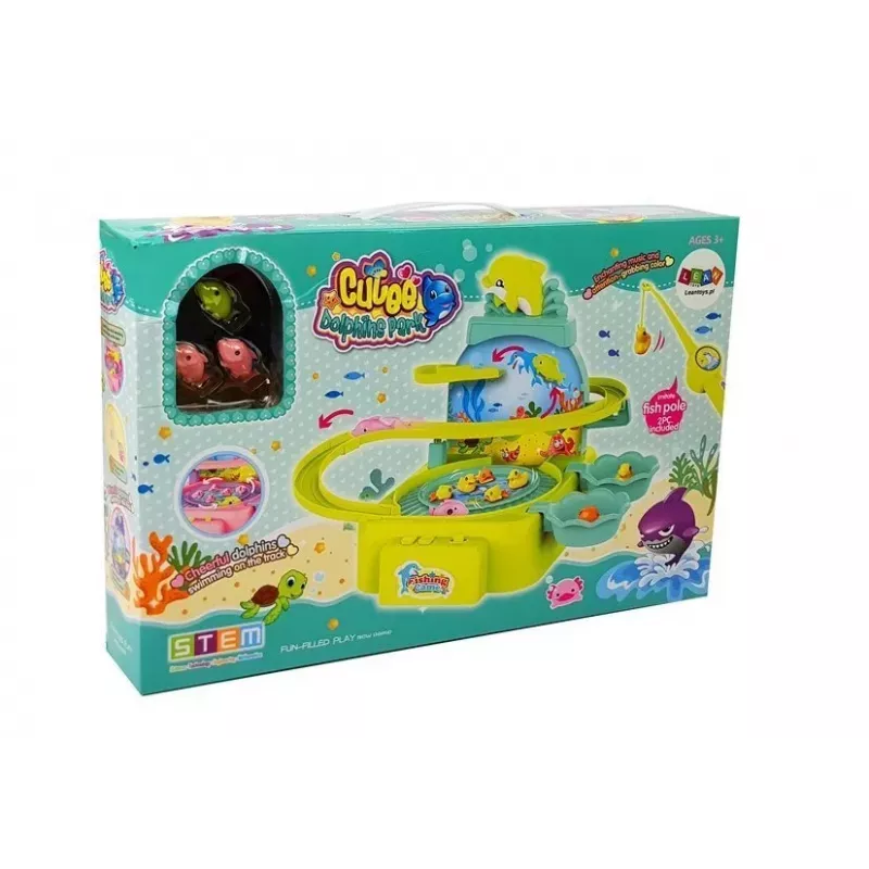 LEAN TOYS set pesca rosa
