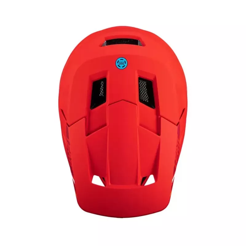 LEATT MTB Gravity 1.0 V24 Casco da Ciclismo Full-Face, Taglia L, Rosso