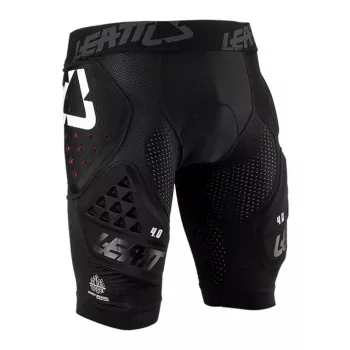 LEATT Impact Shorts 3DF 4.0 Pantaloncini Protettivi, Taglia M, Nero