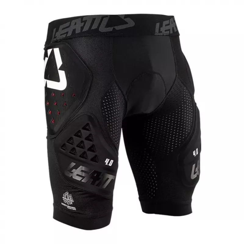 LEATT Impact Shorts 3DF 4.0 Pantaloncini Protettivi, Taglia L, Nero