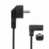 SBOX cavo di alimentazione PC Schuko a IEC C13 2m nero