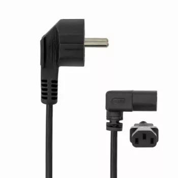 SBOX cavo di alimentazione PC Schuko a IEC C13 2m nero