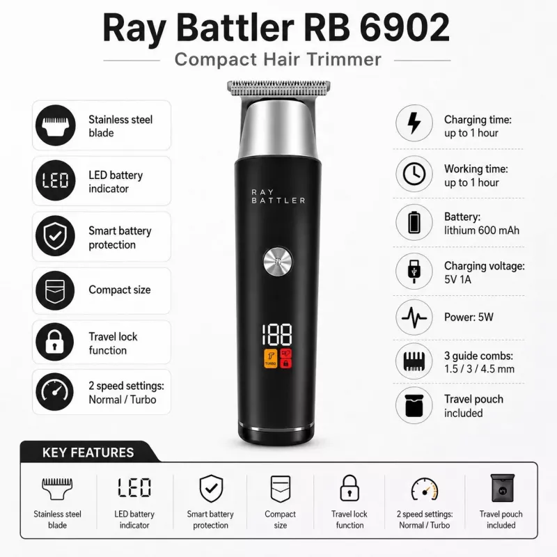 Ray Battler RB 6902 tagliacapelli