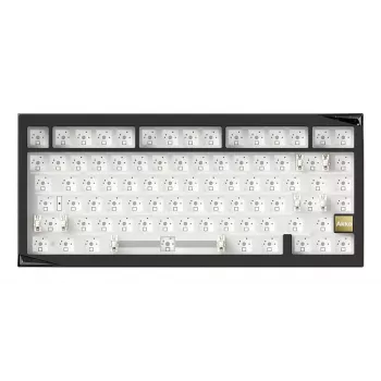 AKKO Tastiera barebone DIY 65% 68 tasti tri-mode hot-swappable nero