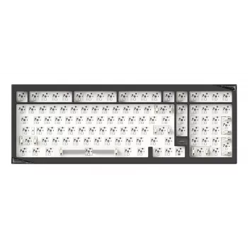 AKKO Tastiera barebone DIY 75% tri-mode hot-swappable gasket mount nero