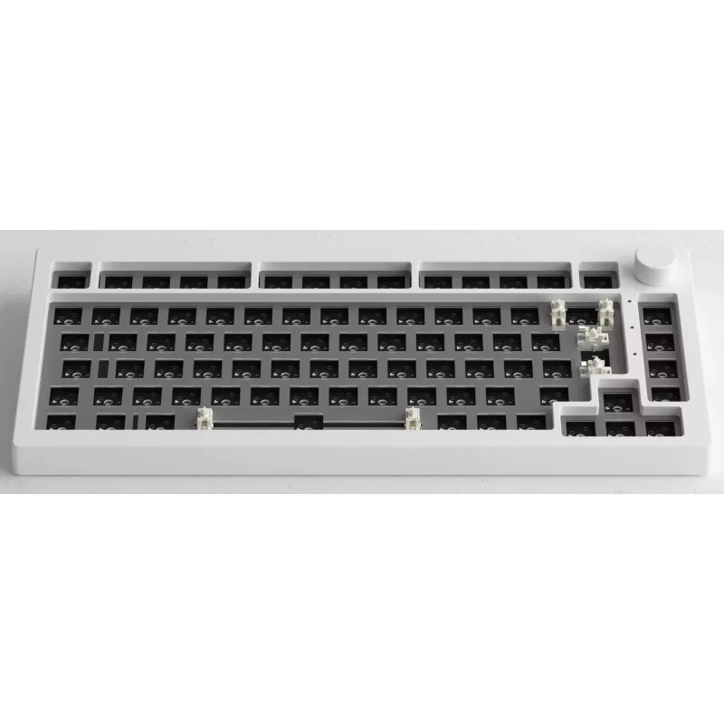 AKKO Kit tastiera barebone DIY 75% bianco tri-mode hot-swappable
