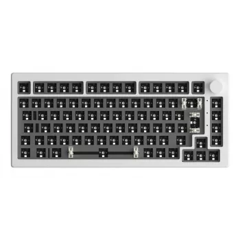 AKKO Kit tastiera barebone DIY 75% bianco tri-mode hot-swappable