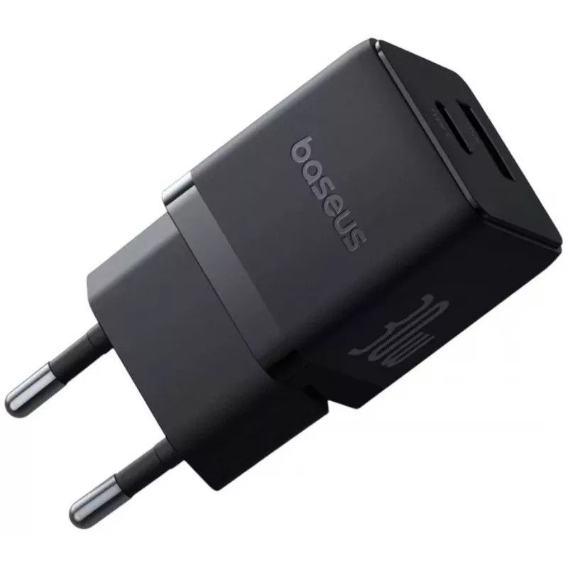 Baseus Palm caricatore USB-C USB-A 30W nero