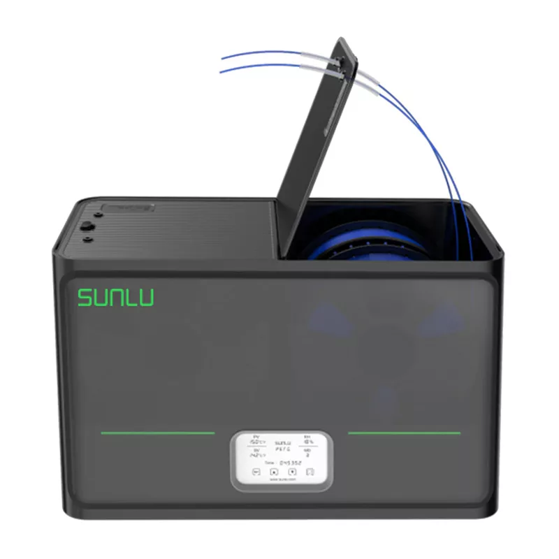 Sunlu S4 Essiccatore filamento 2 bobine riscaldamento PTC 360° 35-70°C touchscreen LCD