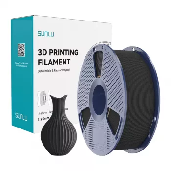 SUNLU PLA Classic Filamento nero 1.75mm 1KG
