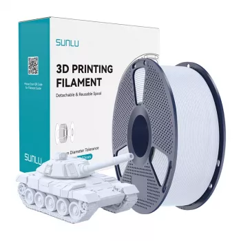 SUNLU PLA+ High-Speed Filamento bianco 1,75 mm 1 kg