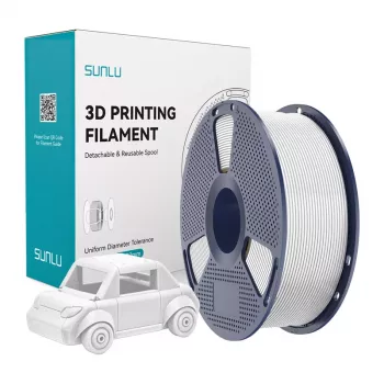 SUNLU PETG Filament 1,75 mm bianco 1 kg