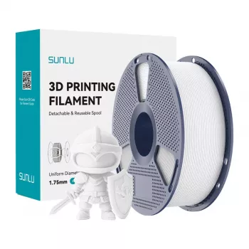 SUNLU PLA+ Filament 1,75 mm bianco 1 kg
