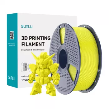 SUNLU PLA+ 2.0 Filament giallo 1,75 mm 1 kg