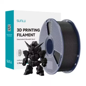 SUNLU PLA+ 2.0 Filament (nero) 1,75 mm 1 kg