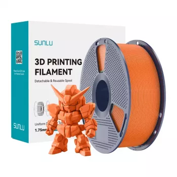 SUNLU PLA+ 2.0 filamento 1,75 mm Sunny Orange 1 kg