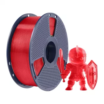 SUNLU PLA+ filamento (Transparent Red) 1,75 mm 1 kg