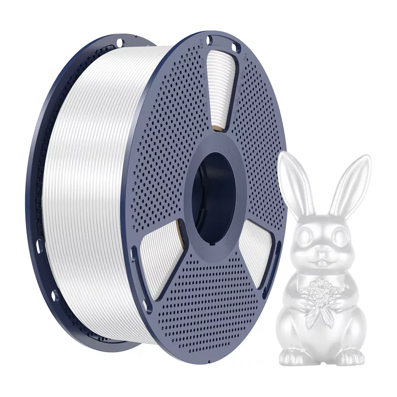 SUNLU PLA+ Silk Filament 1.75 mm bianco 1 kg