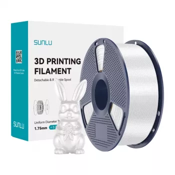 SUNLU PLA+ Silk Filament 1.75 mm bianco 1 kg